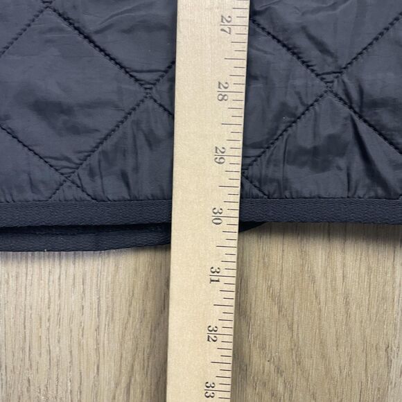 Barbour Vest Mens XL Black Polarquilt Waistcoat Zip In Liner Quilted Fleece D232 - Picture 12 of 14